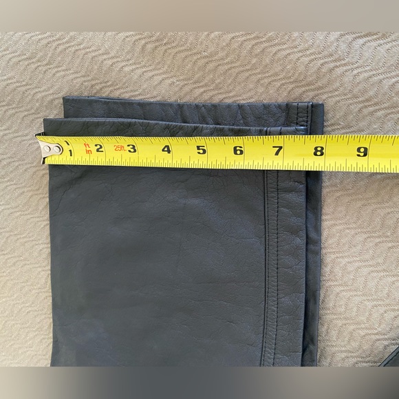 Wilson’s Leather pants jeans size 27 western punk rock star black vintage 80’s - Picture 7 of 12